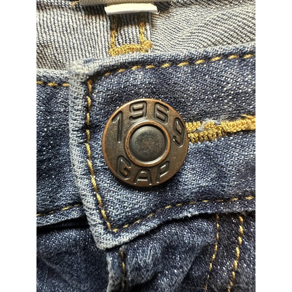 Gap 1969 Jeans Womens 14/32R Blue Straight Leg Denim Medium Wash Mid Rise - Picture 9 of 13